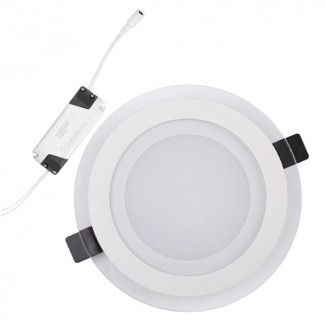 Panou rotund Glass 18W